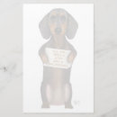 Search for dog stationery paper Dachshunds