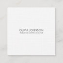 Search for linen business cards Minimalism
