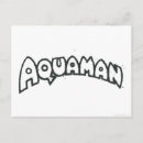 Search for justice league logo postcards Aquaman
