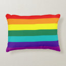 Search for rainbow stripes cushions Love is love