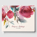 Search for boho guest books Burgundy