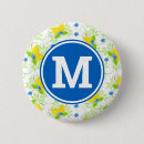 Search for white floral pattern badges Yellow