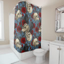 Search for dark gothic shower curtains Skull