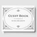 Search for art deco wedding guest books Vintage