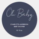 Search for calligraphy baby shower stickers Simple