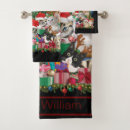 Search for cat christmas bath towels Snow