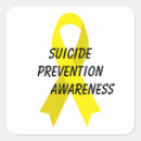 Search for suicide prevention ribbon stickers Yellow