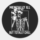 Search for mentally ill stickers Skeleton