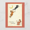 Search for cat tail postcards Halloween