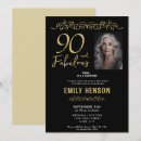 Search for 90 and fabulous invitations Elegant
