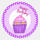 Search for polka dot stickers Cupcake