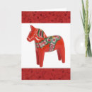 Search for dala horse christmas cards Norwegian