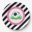 Search for pink soccer plates For kids