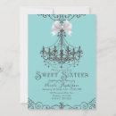 Search for chandelier sweet 16 invitations Birthday
