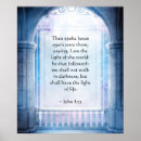 Search for jesus is the light of the world posters John