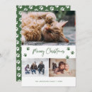 Search for paw print christmas cards Dog