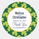 Search for clover wedding stickers Shamrock