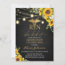 Search for nursing school graduation invitations Black and gold