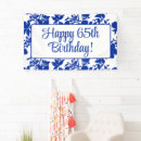 Search for 65th birthday banners Modern