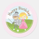 Search for princess and knight stickers Birthday