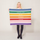 Search for gender neutral blankets Rainbow