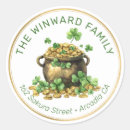 Search for gold shamrock stickers Pot of gold