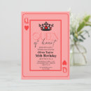 Search for queen birthday invitations Crown