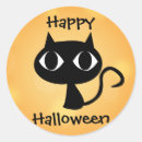 Search for cartoon black cat stickers Cute