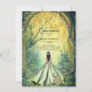 Search for enchanted forest quinceanera invitations 15th birthday