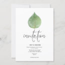 Search for green leaf invitations Eucalyptus