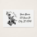 Search for cat shaped business cards For her