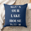 Search for lake house cushions Latitude and longitude