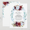 Search for elegant twin baby shower invitations Floral