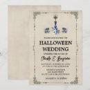 Search for unique halloween wedding invitations Skull