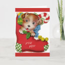 Search for puppy christmas cards Cute