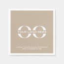 Search for company logo napkins Branded