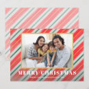 Search for striped christmas cards Vintage