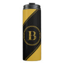 Search for black and gold travel mugs Initial