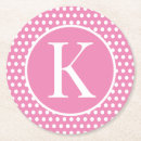 Search for pink letters coasters Cute