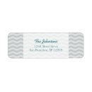 Search for teal and grey return address labels Chevron