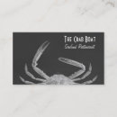 Search for crab business cards Chef