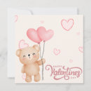 Search for heart balloons cards Bear