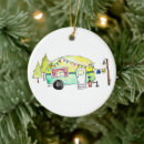 Search for camper christmas tree decorations Whimsical