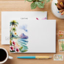 Search for tropical wedding envelopes Watercolor