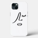 Search for female face iphone cases Abstract