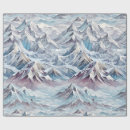 Search for snow scene wrapping paper Red