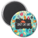 Search for crazy cat lady magnets kittens