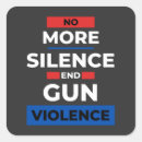 Search for silence stickers Violence