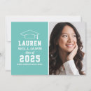Search for aqua graduation invitations Simple