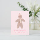 Search for gingerbread man postcards Illustration
